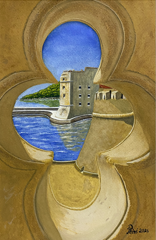 Original Painting "A Moment Sheltered"